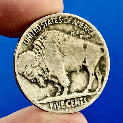 1924 D Indian Head Buffalo Nickel Better Key Scarce Denver Mint Coin