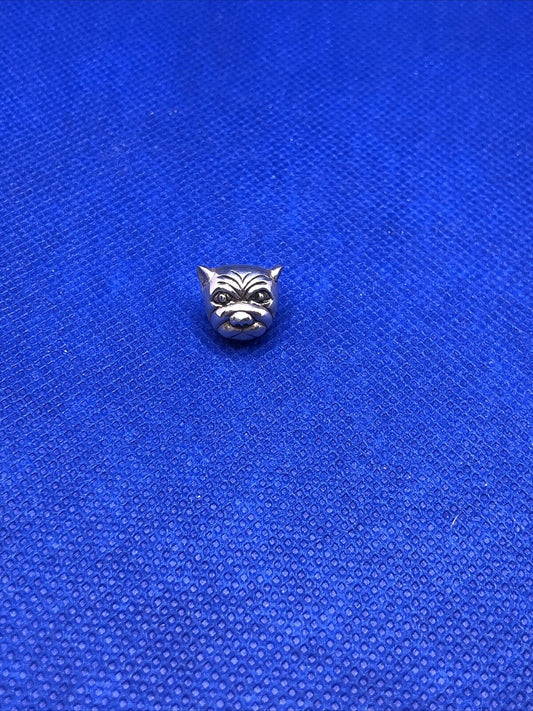 Authentic KALIA 925 Sterling Silver Tiger Cat Pet Mascot Slide Bracelet Charm