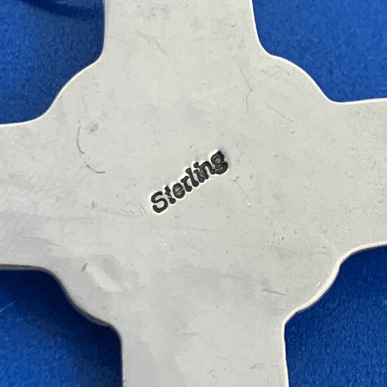 Native American 925 Sterling Silver Concho Green Turquoise Cross Hook Earrings