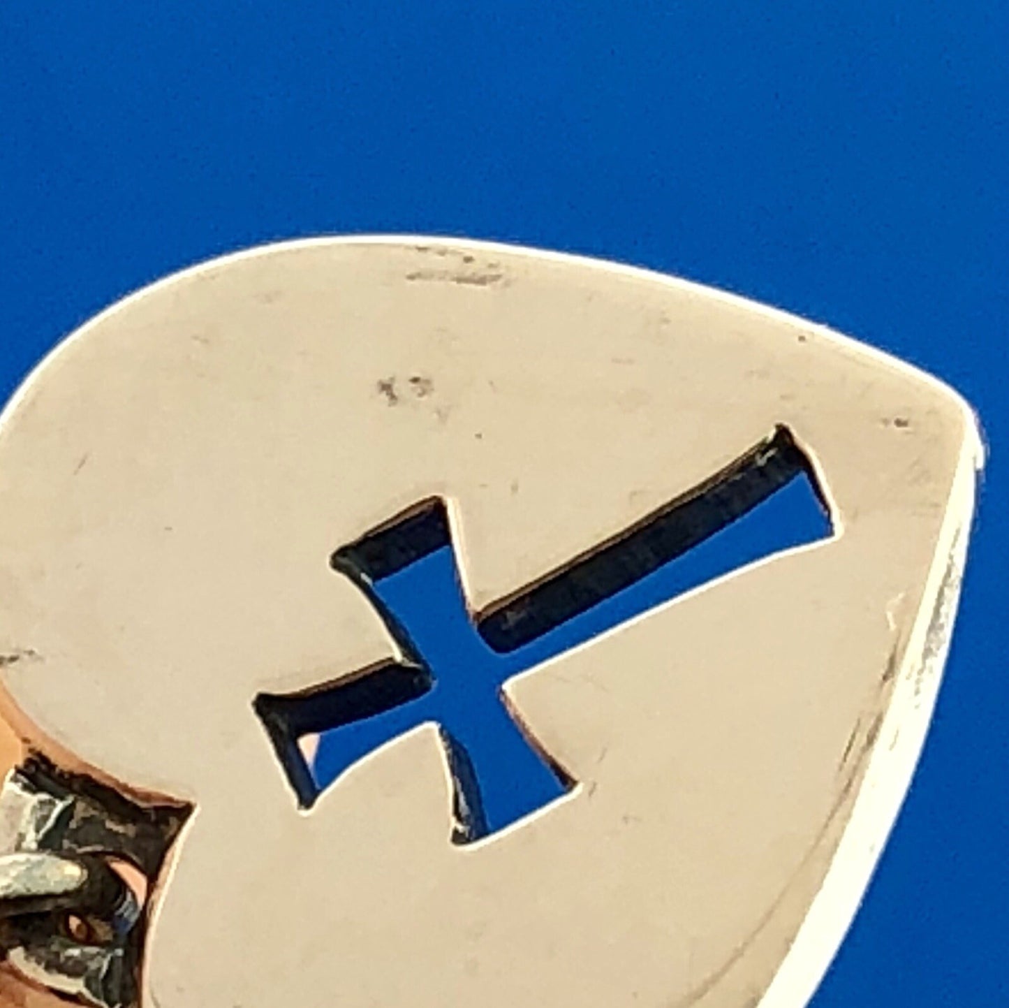 James Avery 925 Sterling Silver Crosslet Heart Religious Charm Pendant Necklace