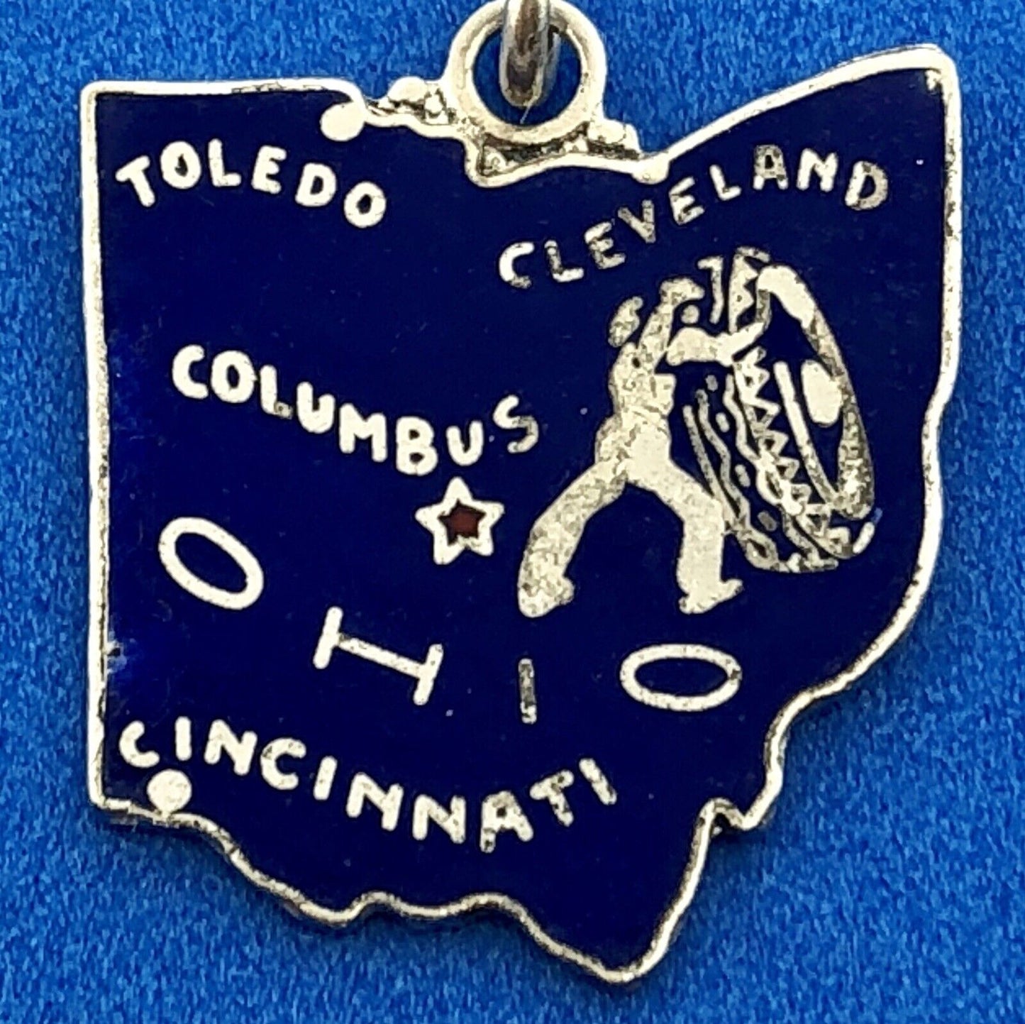 Sterling Silver State Charm - Ohio