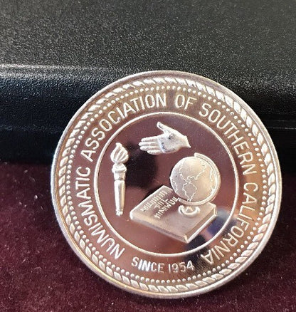 1987 Numismatic Association of Southern California Women in Numismatics .999 Rnd