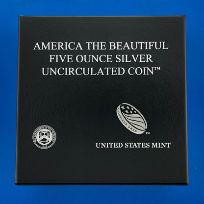 2016 America The Beautiful 5 Oz 999 Silver Shawnee Burnished Collectors OMP/COA