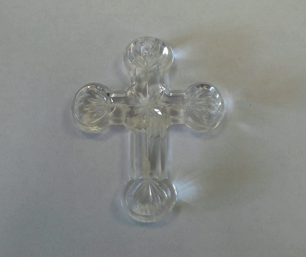 Waterford Crystal Cross Ornament Comes with Pouch
