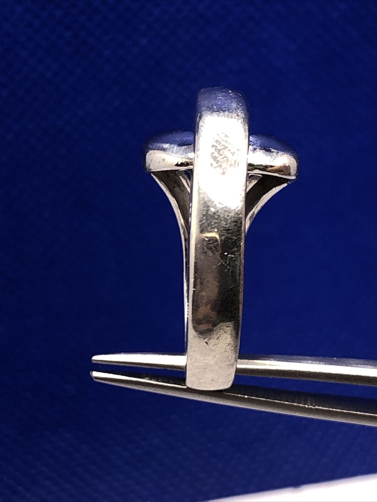 Designer PAJ 925 Sterling Silver Modernist Interlocked Entwined Knot Ring