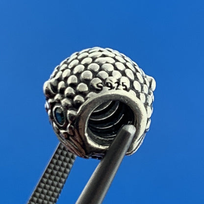 Authentic PANDORA 925 Sterling Silver Green CZ Wise Owl Bracelet Charm 791211CZN