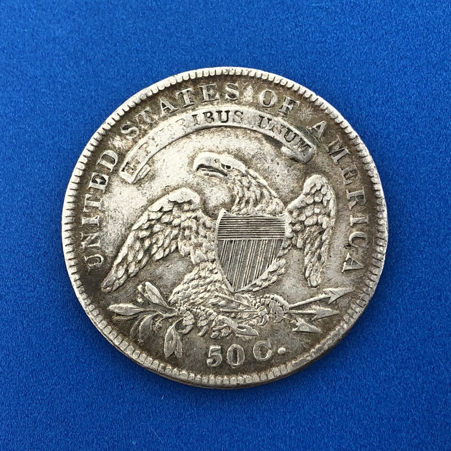 1834 P Capped Bust Silver Half Dollar 50c Small Date Small Letters Small Stars