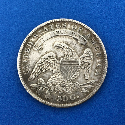1834 P Capped Bust Silver Half Dollar 50c Small Date Small Letters Small Stars