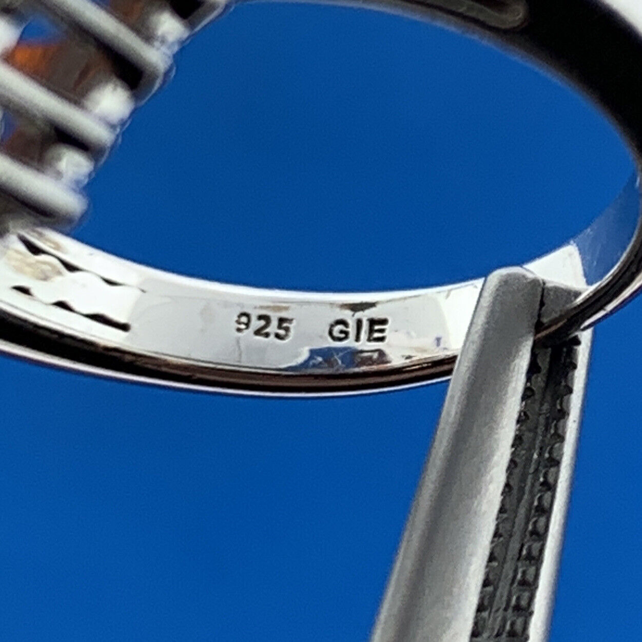 Designer 925 Sterling Silver Fire Opal White Topaz Halo Accented Cocktail Ring