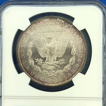 1880 S Morgan Silver Dollar Better Key San Francisco Sunset Tones NGC MS64 Coin