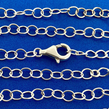 Designer ATI Sterling Silver 925 Resin Mary Religious Scroll Bead Necklace