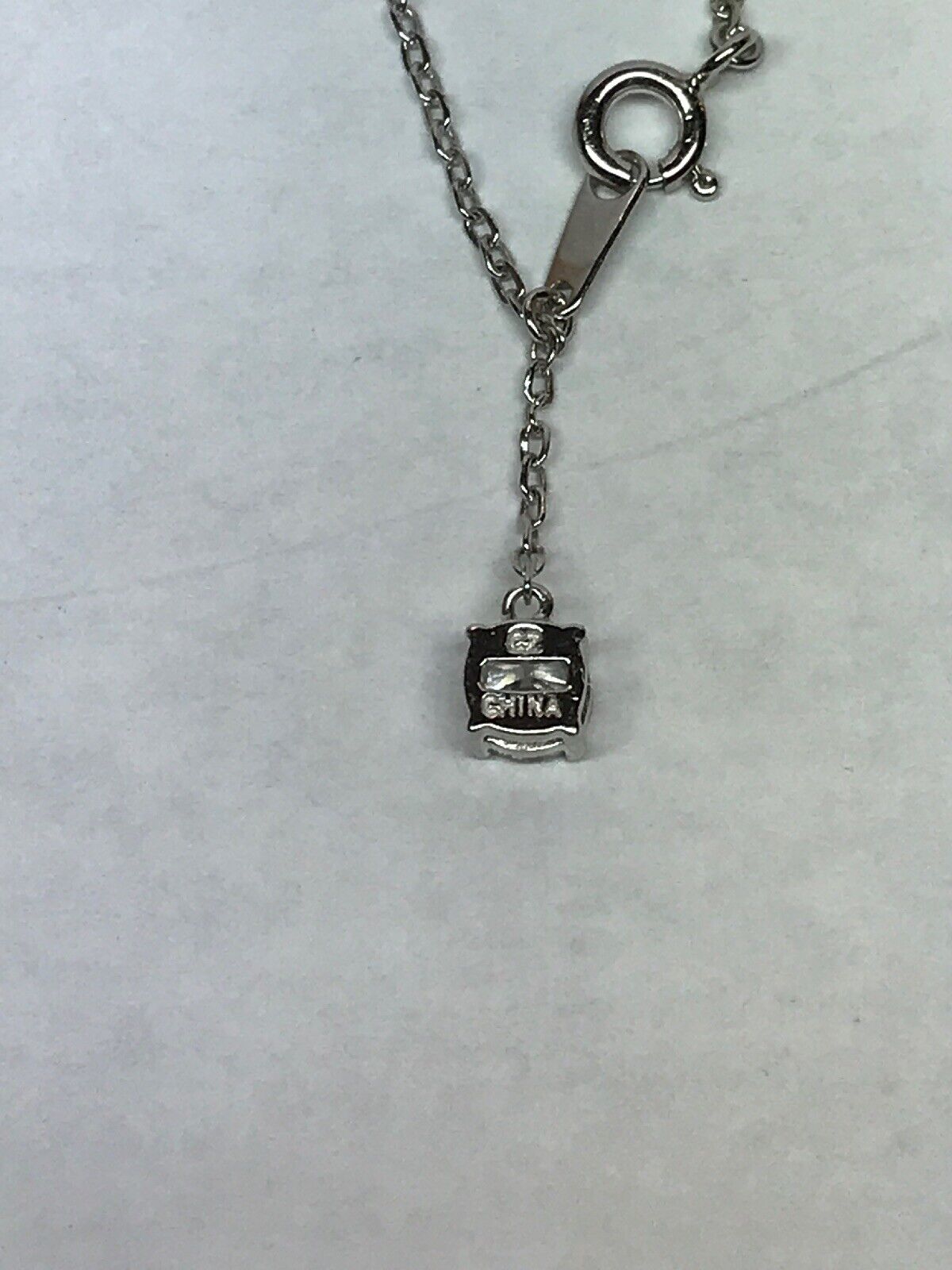 Designer SV Sterling Silver 925 Cubic Zirconia CZ Station Ankle Bracelet