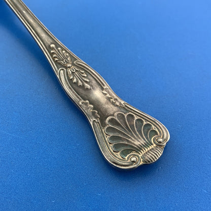 WA England 3 Pc Silverplate Kings Pattern Repousse Gold Wash Large Berry Spoons