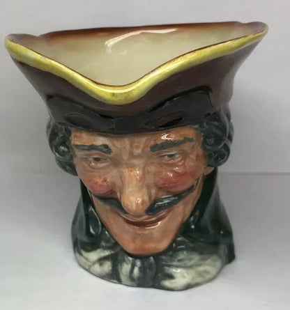Vintage Royal Doulton Dick Turpin Mask Up Large Character Jug Mug A Mark England