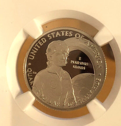 2022 S Clad 25C American Women PF 70 Signed Elizabeth Jones 5 Coin Quarter Set