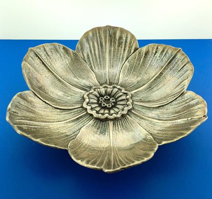 Gianmaria Buccellati Flower Sterling Silver Grosse Schale Narzisse Candy Bowl