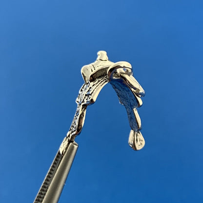 Vintage 925 Sterling Silver Saddle Dressage Horse Cowgirl Bracelet Pendant Charm