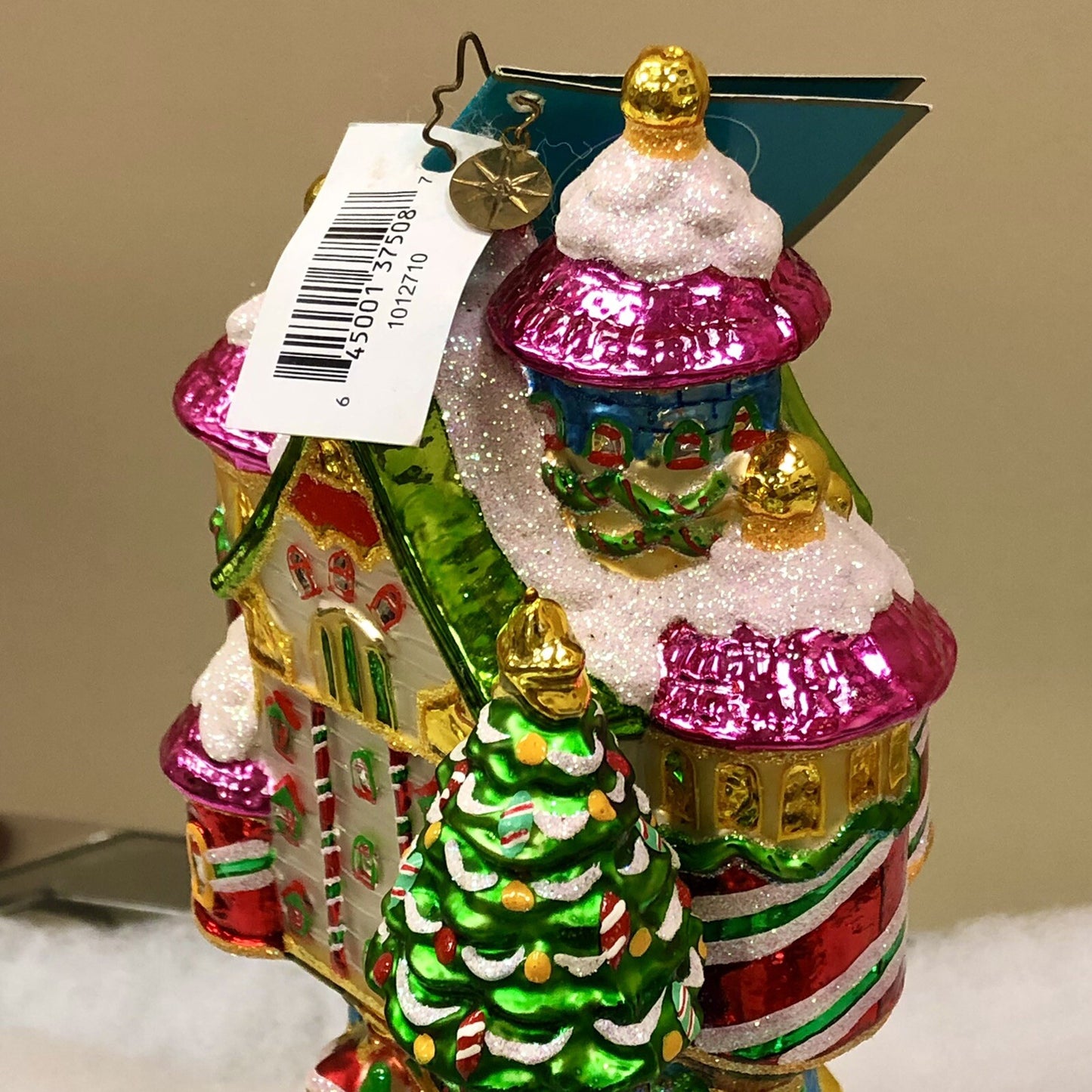 2005 Christopher Radko Hand Blown Glass North Pole Palace Ornament NIB Retired