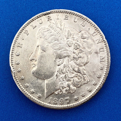 1897 S Morgan Silver Dollar Semi Key Better San Francisco Mint Wild West Coin