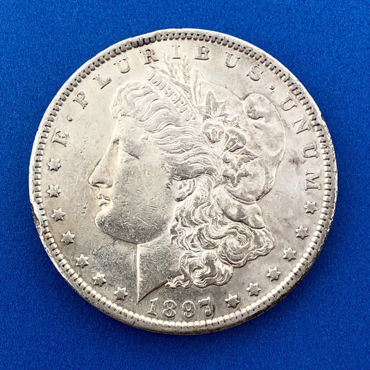 1897 S Morgan Silver Dollar Semi Key Better San Francisco Mint Wild West Coin