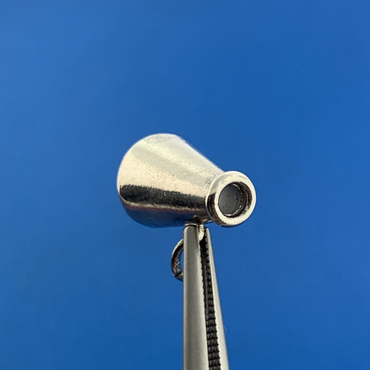 Retro Designer 925 Sterling Silver Megaphone Cheerleader Bracelet Pendant Charm