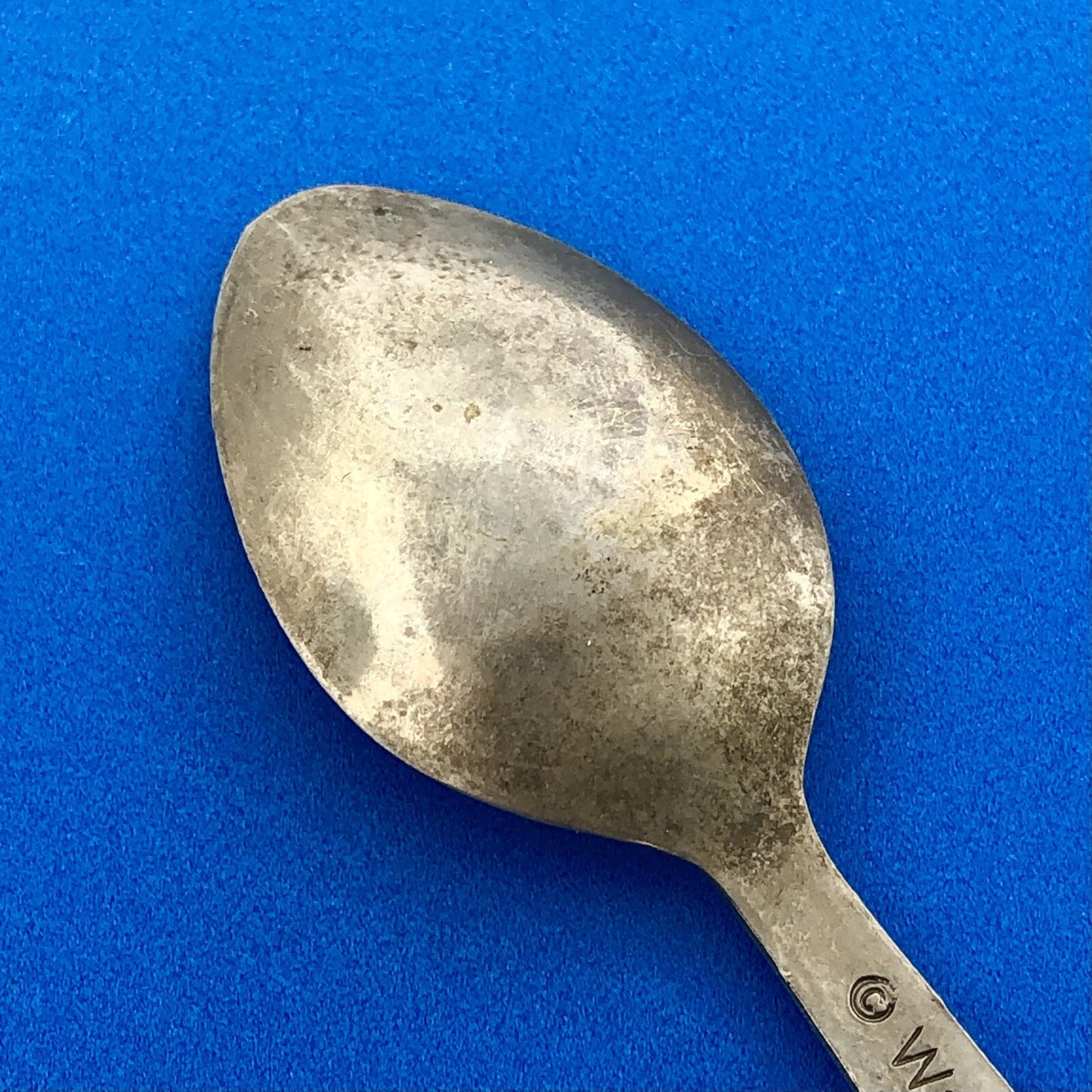 Vintage Silver Tone Walt Disney World Souvenir Spoon Mickey Mouse Dangle Charm