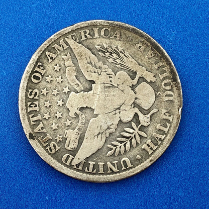 1911 S Barber Silver Half Dollar Better Rare Key San Francisco Mint Coin