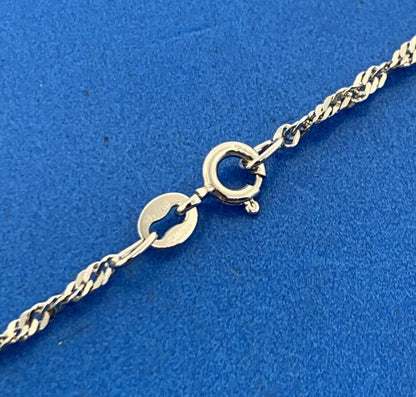 Designer Sterling Silver Diamonique Cubic Zirconia Statement Pendant Necklace