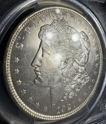 1921 D PCGS Graded MS 63 S$1 Silver Morgan Dollar Coin
