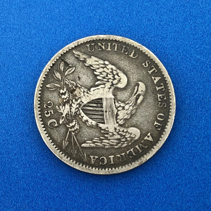 1834 Capped Bust Quarter Dollar Type Two 25 Cents Early American Coinage Nice