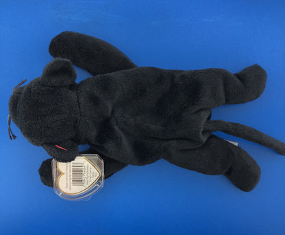 1995 TY Beanie Baby Velvet The Panther Near Mint Condition Retired Errors- 4064