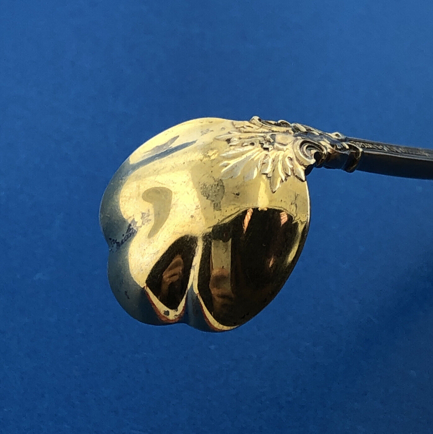 Chantilly Mustard Spoon Gilt Bowl Gorham Sterling