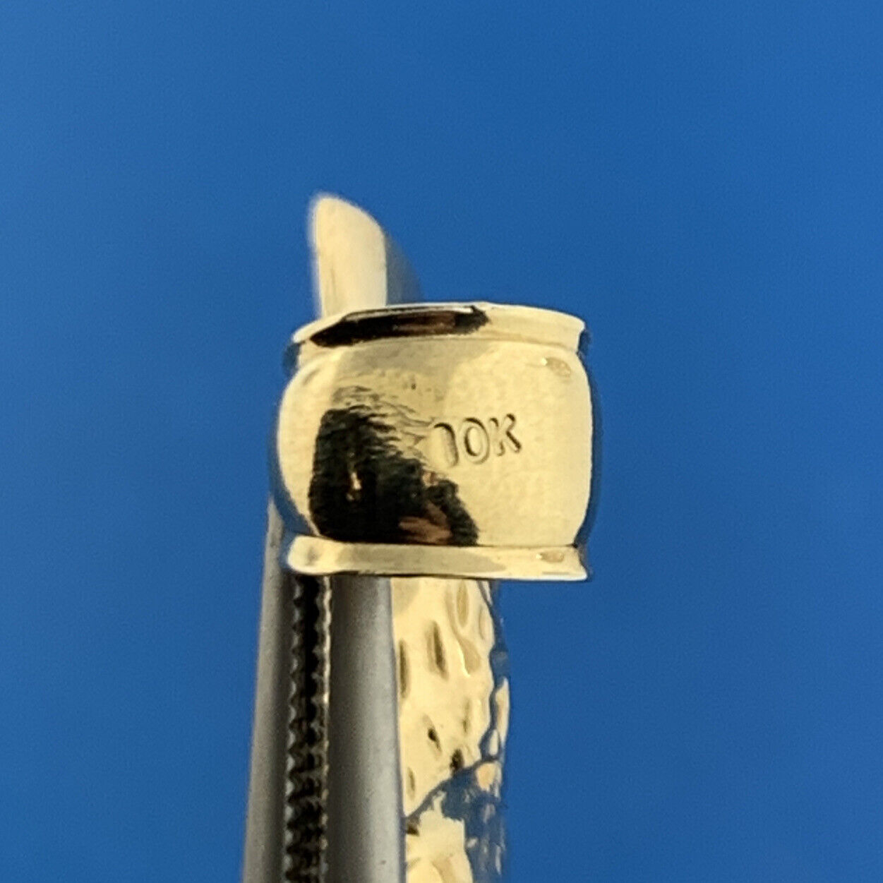 Custom Artisan 10K Yellow Gold Detailed Snarling Tiger Big Cat Statement Pendant