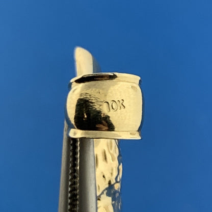 Custom Artisan 10K Yellow Gold Detailed Snarling Tiger Big Cat Statement Pendant