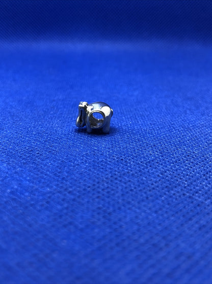 Authentic KALIA 925 Sterling Silver Hippopotamus Hippo Zoo Slide Bracelet Charm