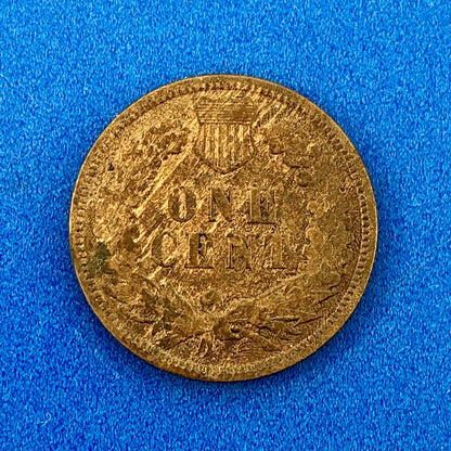 1909 S Indian Head One Cent Penny Type 3 Bronze Better Key San Francisco Coin