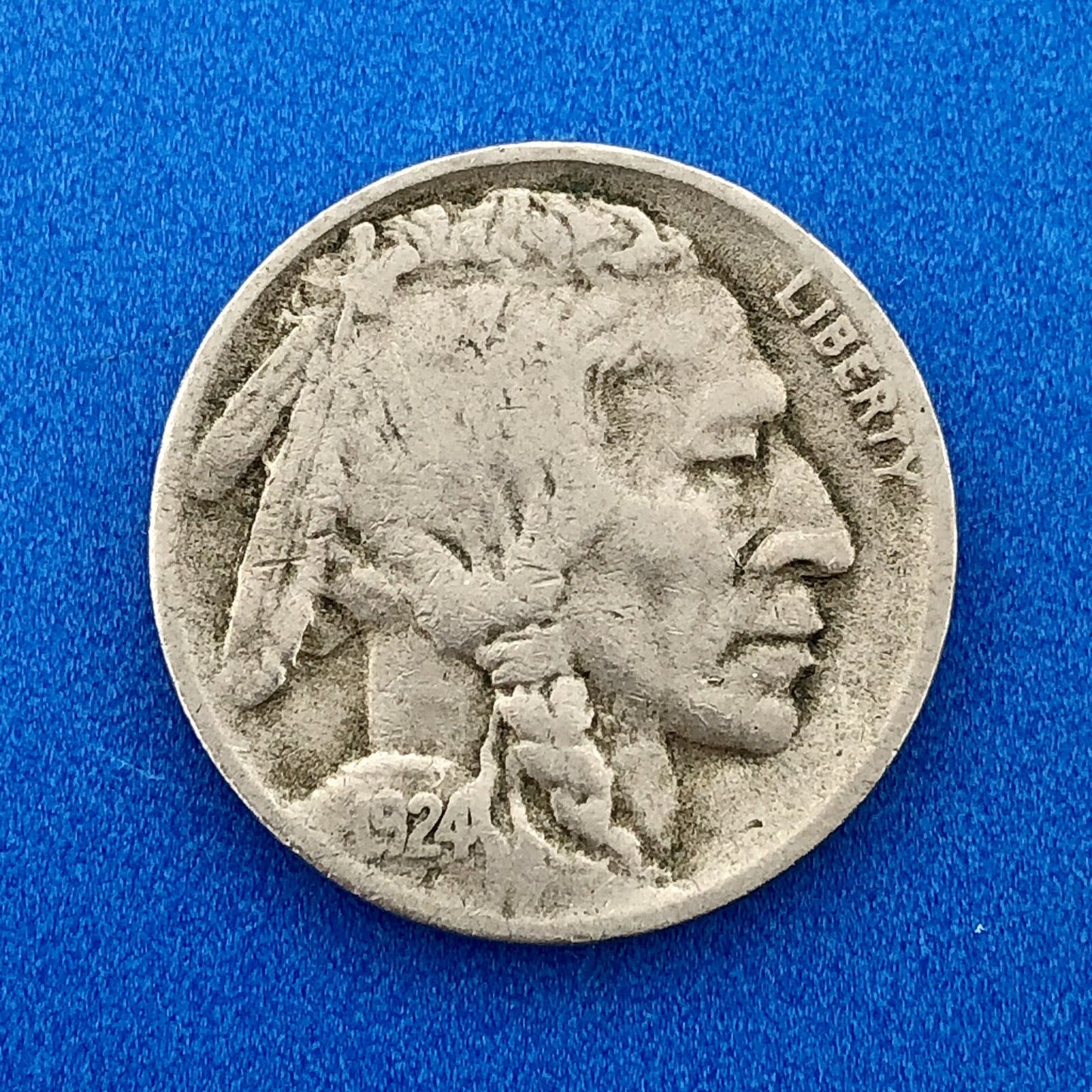 1924 D Indian Head Buffalo Nickel Better Key Scarce Denver Mint Coin
