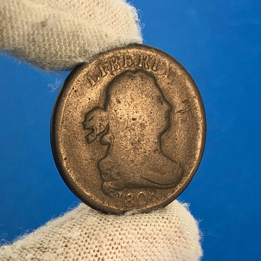 1808 Draped Bust Half Cent 1/2c Better Philadelphia Early American Copper Coin
