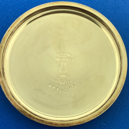 1924 South Bend 14K Gold Filled Case Grade 211 17 Jewels Pocket Watch Runs