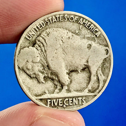 1916 S Indian Head Buffalo Nickel Better Key Scarce San Francisco Mint Coin
