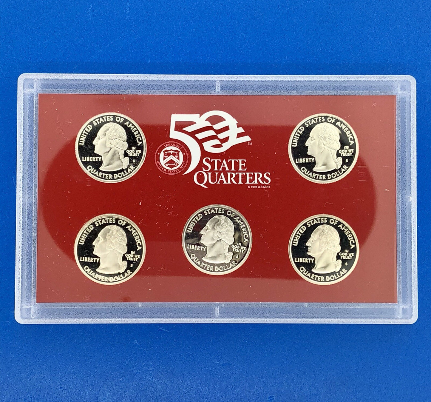 2005 S United States Mint Silver Proof Eleven 11 Coin Set OMP/COA