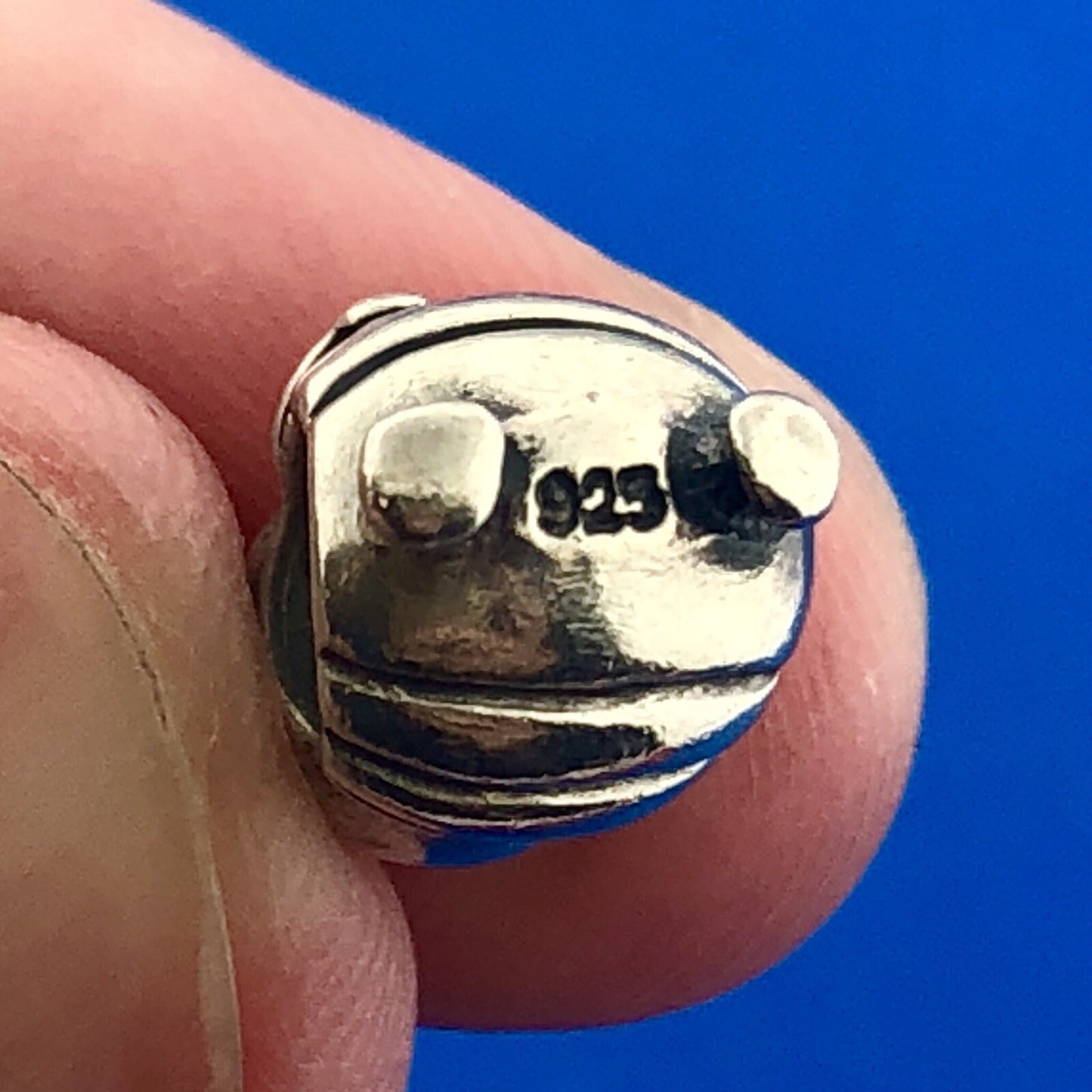 Designer 925 Sterling Silver Queen Bee Smiling Honey Bee Slide Bracelet Charm