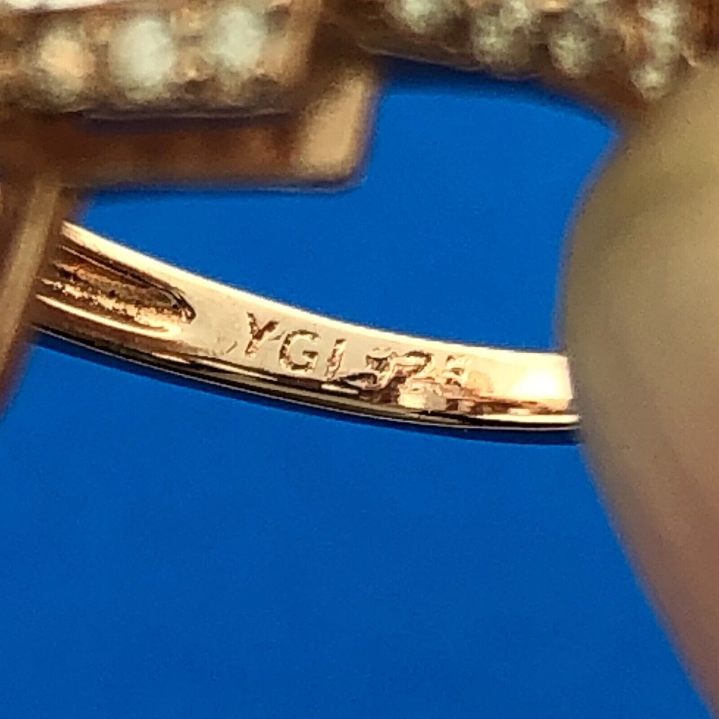 Dazzling Rose Toned 925 Sterling Silver Pink White Cubic Zirconia Statement Ring