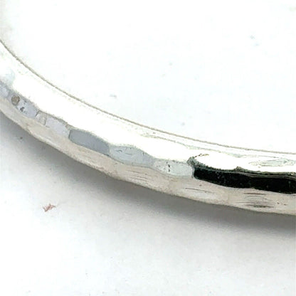 Silpada 925 Sterling Silver Hammered Textured Round Stackable Bangle Bracelet