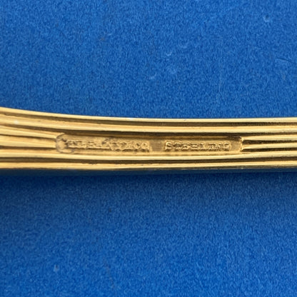 Tiffany & Co Vermeil Gold Washed Sterling Silver 925 Audubon Large Serving Spoon