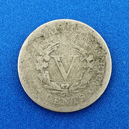 1887 P Liberty Head Nickel Five Cents 5c Better Key Rare Philadelphia Mint Coin