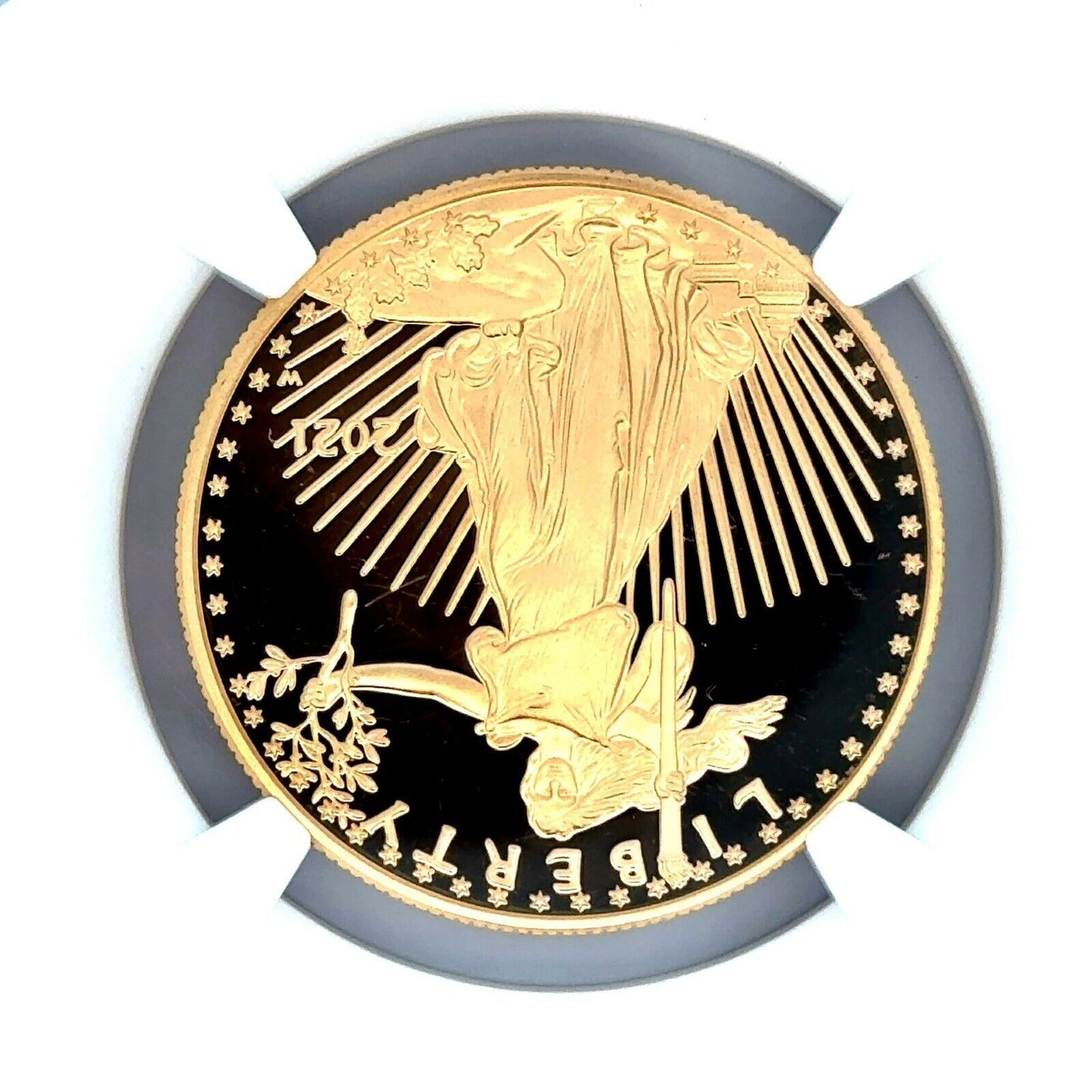 2021-W $50 Gold Eagle Type 1 NGC PF70UCAM First Day of Issue Proof 1oz Coin