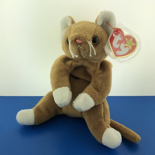1994 TY Beanie Baby Nip The Cat DOB 03-06-94 Mint Multiple Tag Errors - 4003