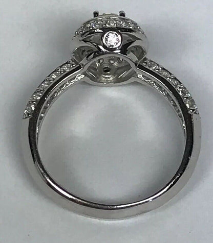 Sterling Silver Yellow White Cubic Zirconia Engagement Bridal Ring S179