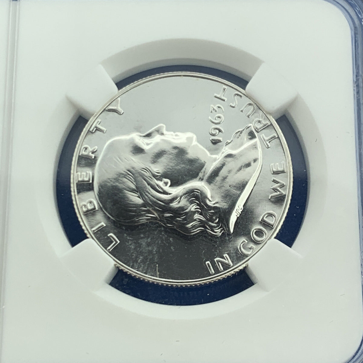 1963 Franklin Silver Proof Half Dollar 50c $.50 Better Key Philadelphia NGC PF67